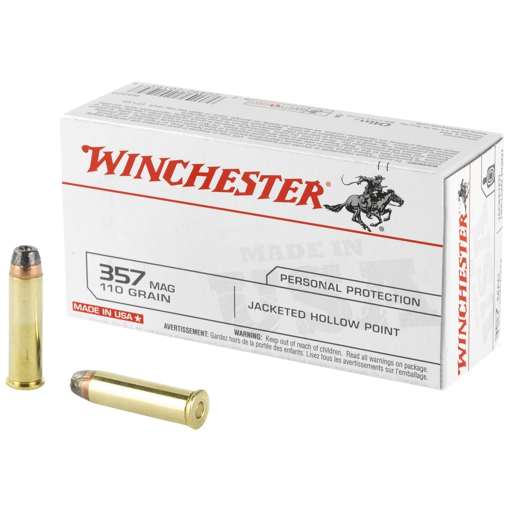 Winchester Ammunition WIN USA 357MAG 110JHP 50/500