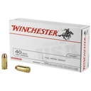 Winchester Ammunition WIN USA 40SW 180GR FMJ 50/500