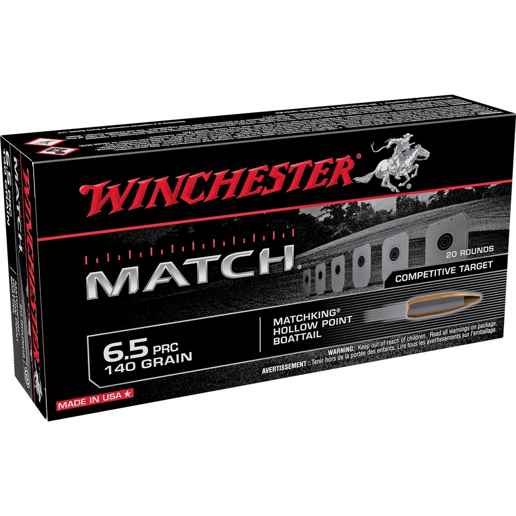 Winchester Ammunition WIN PRC MATCH 6.5PRC 140GR BTHP 20/2