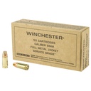 Winchester Ammunition WIN SERVICE GRADE 9MM 115GR 50/500