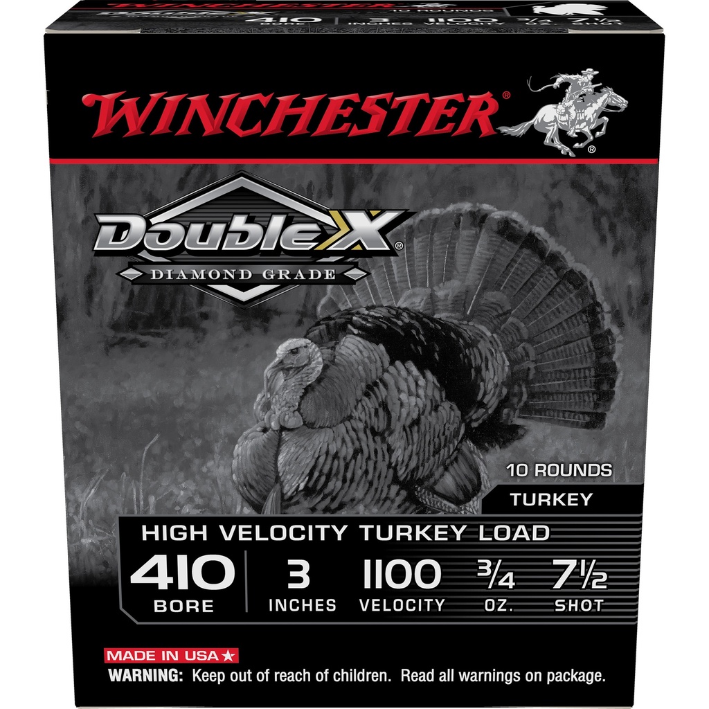 Winchester Ammunition WIN DBLX DIA GRD 410 3 #7.5 10/100