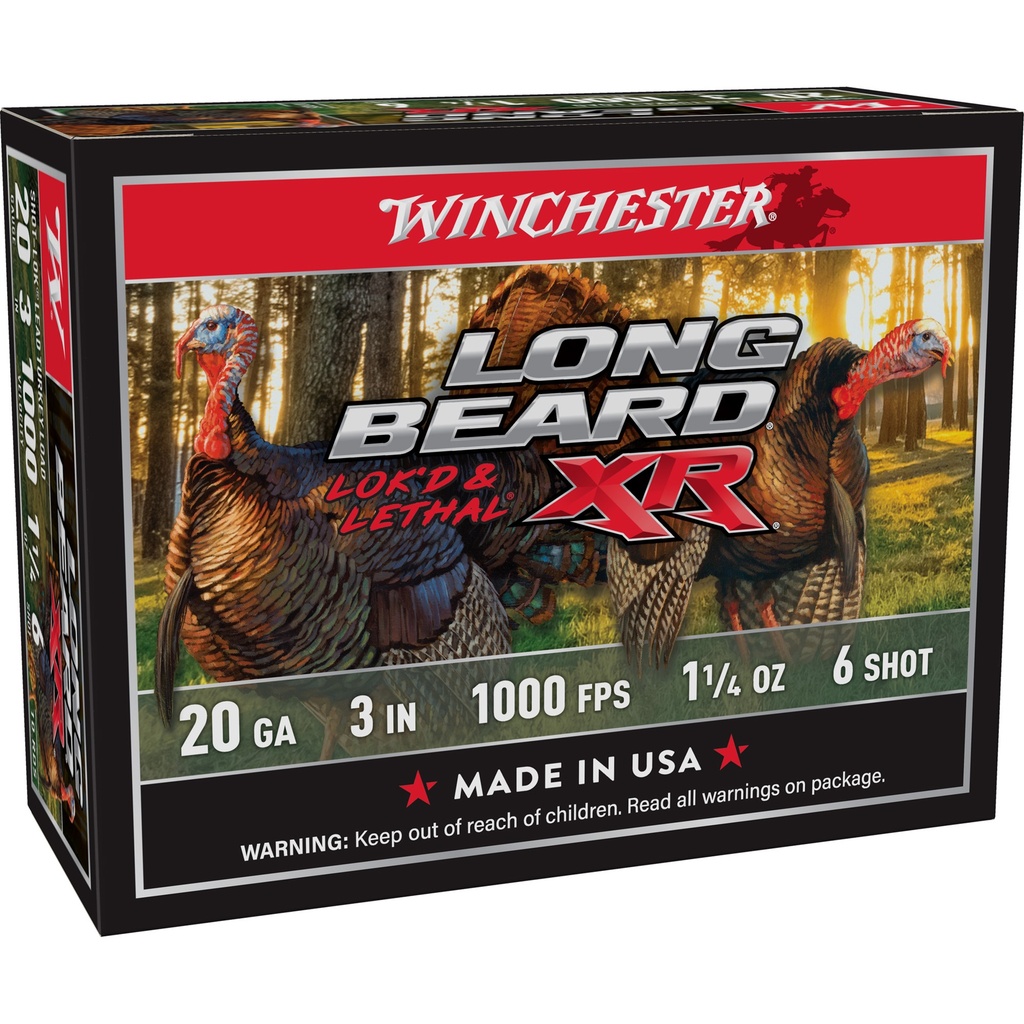 Winchester Ammunition WIN LB XR TRKY 20GA 3" #6 1.25OZ 10