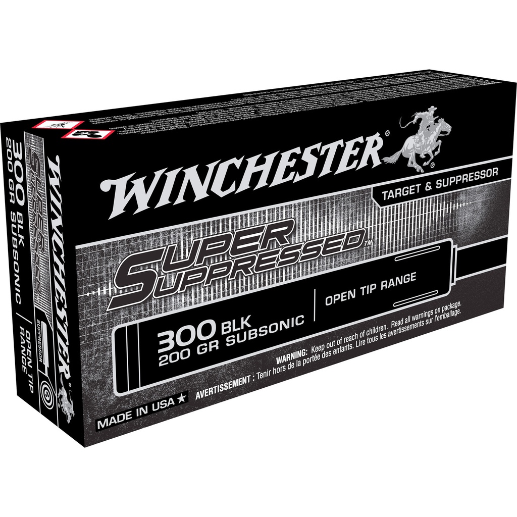Winchester Ammunition WIN SPR SUP 300BLK 200GR OT 20/200