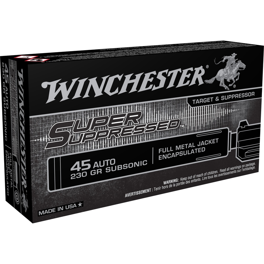 Winchester Ammunition WIN SPR SUP 45ACP 230GR FMJ 50/500