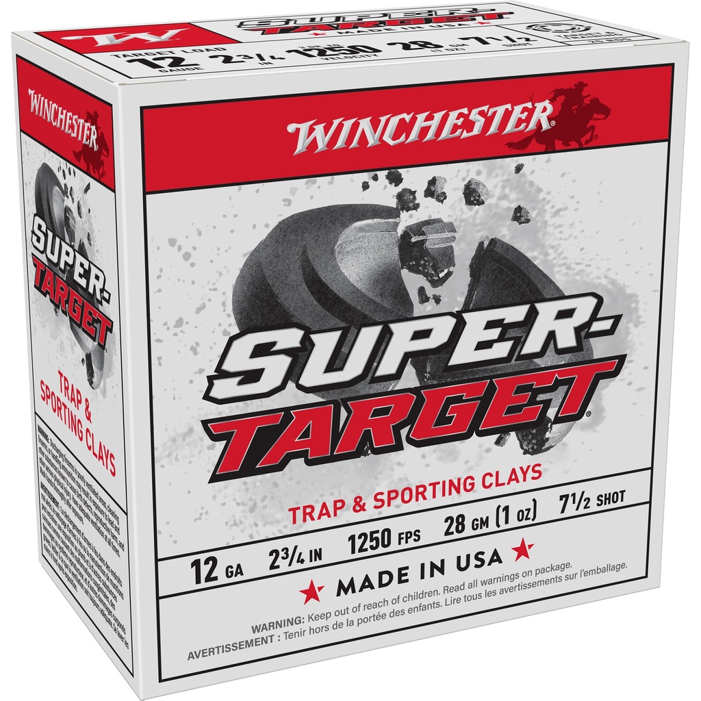 Winchester Ammunition WIN SPR-TRGT 12GA 2-3/4" #7.5 25/250