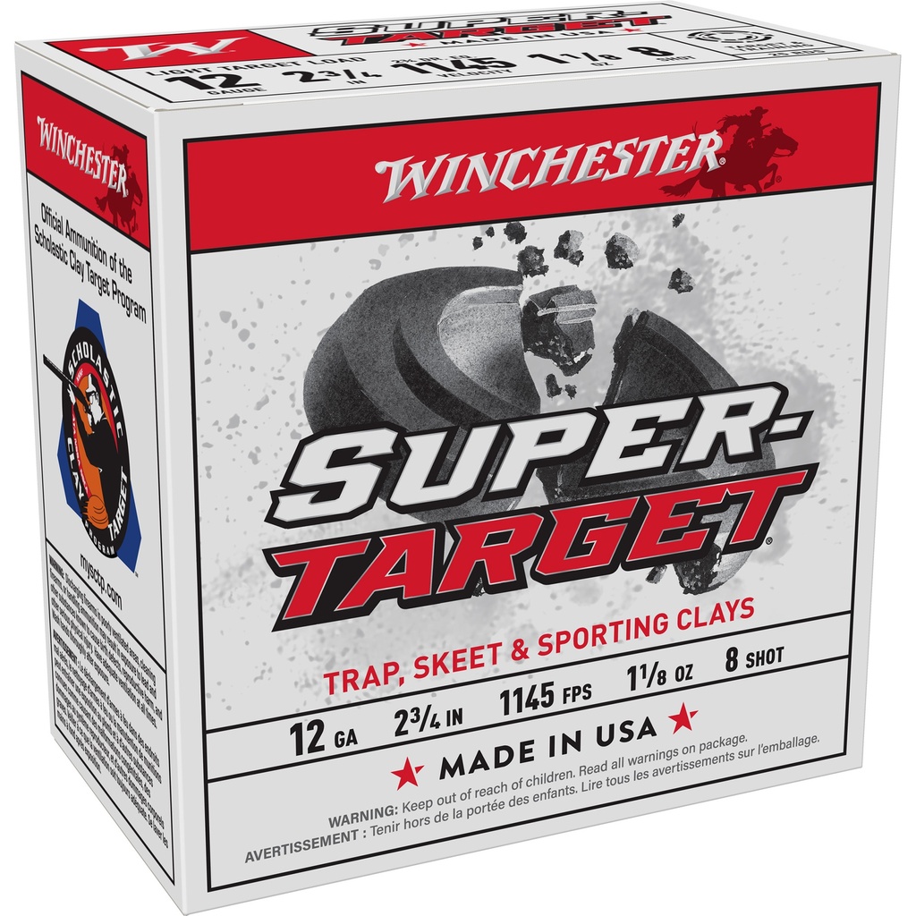Winchester Ammunition WIN SUPRTRGT 12GA 2.75" #8 25/250