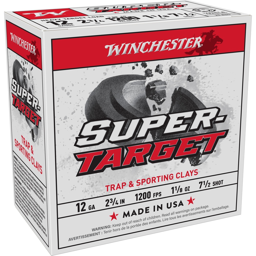 Winchester Ammunition WIN SPTRGT HVY 12GA 2.75 #7.5 25/250