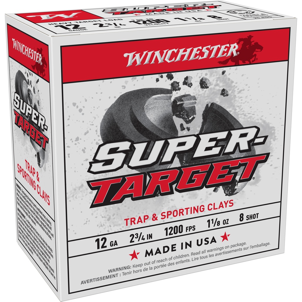 Winchester Ammunition WIN SUPER TARGET #8 1-1/8OZ 25/250