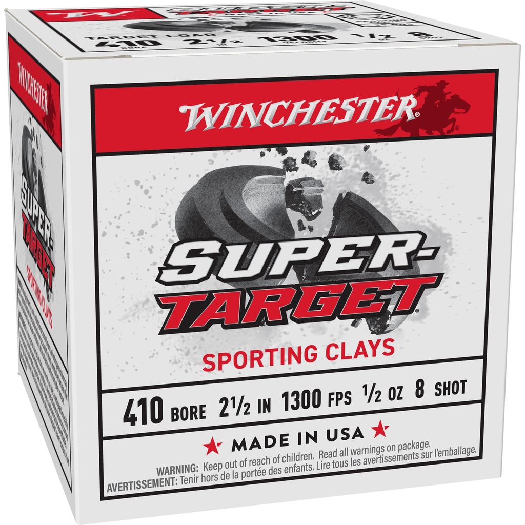Winchester Ammunition WIN SUPER TRGT 410BOR 2.5" #8 25/250