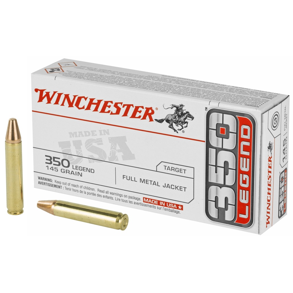 Winchester Ammunition WIN USA 350 LEGEND 145GR FMJ 20/200