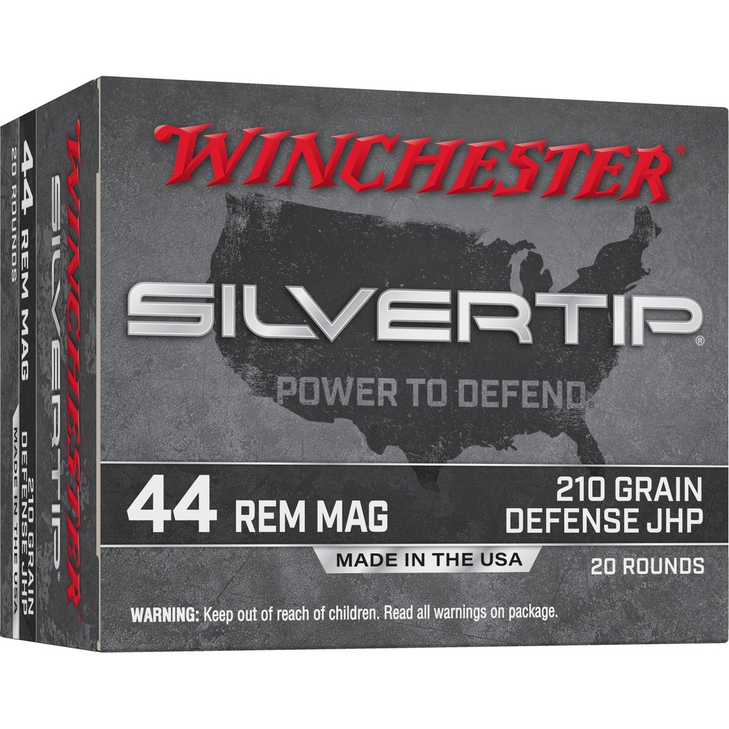 Winchester Ammunition WIN SILVERTIP 44 REM MAG 210 GR JHP