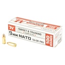 Winchester Ammunition WIN USA 9MM NATO 124GR FMJ 100/1000