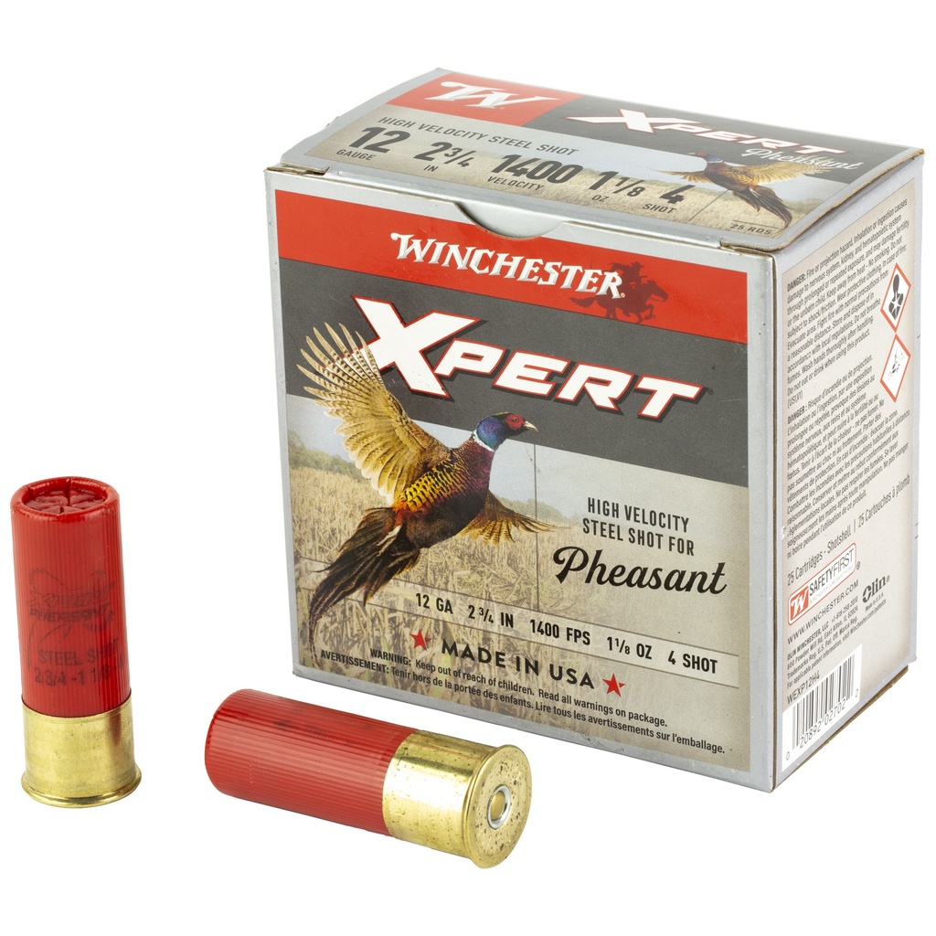 Winchester Ammunition WIN XPRT STL 12GA 2-3/4" #4 25/250