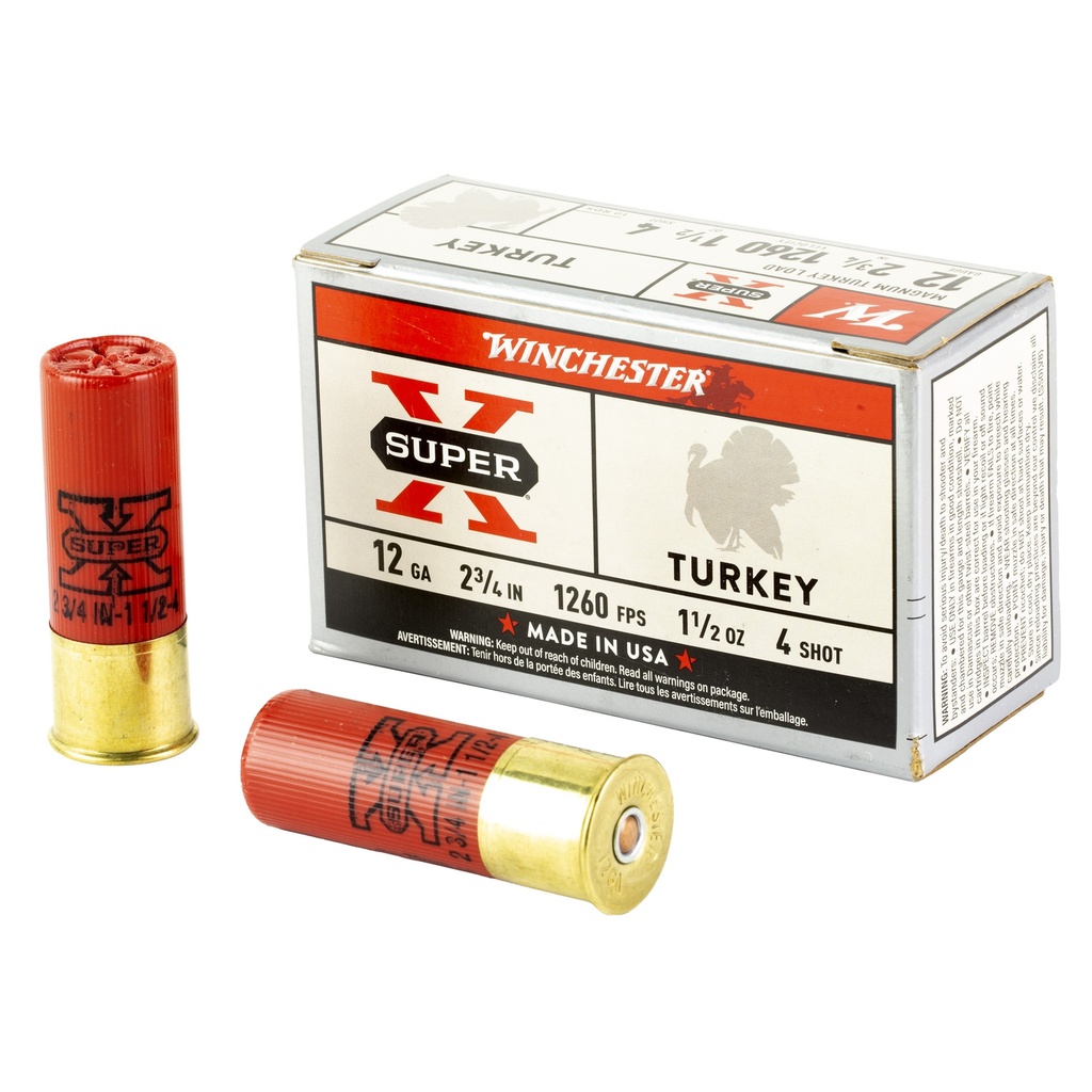 Winchester Ammunition WIN SPRX TRKY 12GA 2.75" #4 10/100