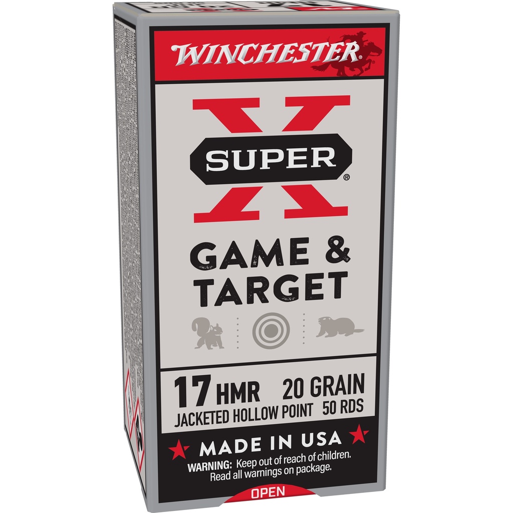 Winchester Ammunition WIN SUPER-X 17HMR 20GR JHP 50/1000