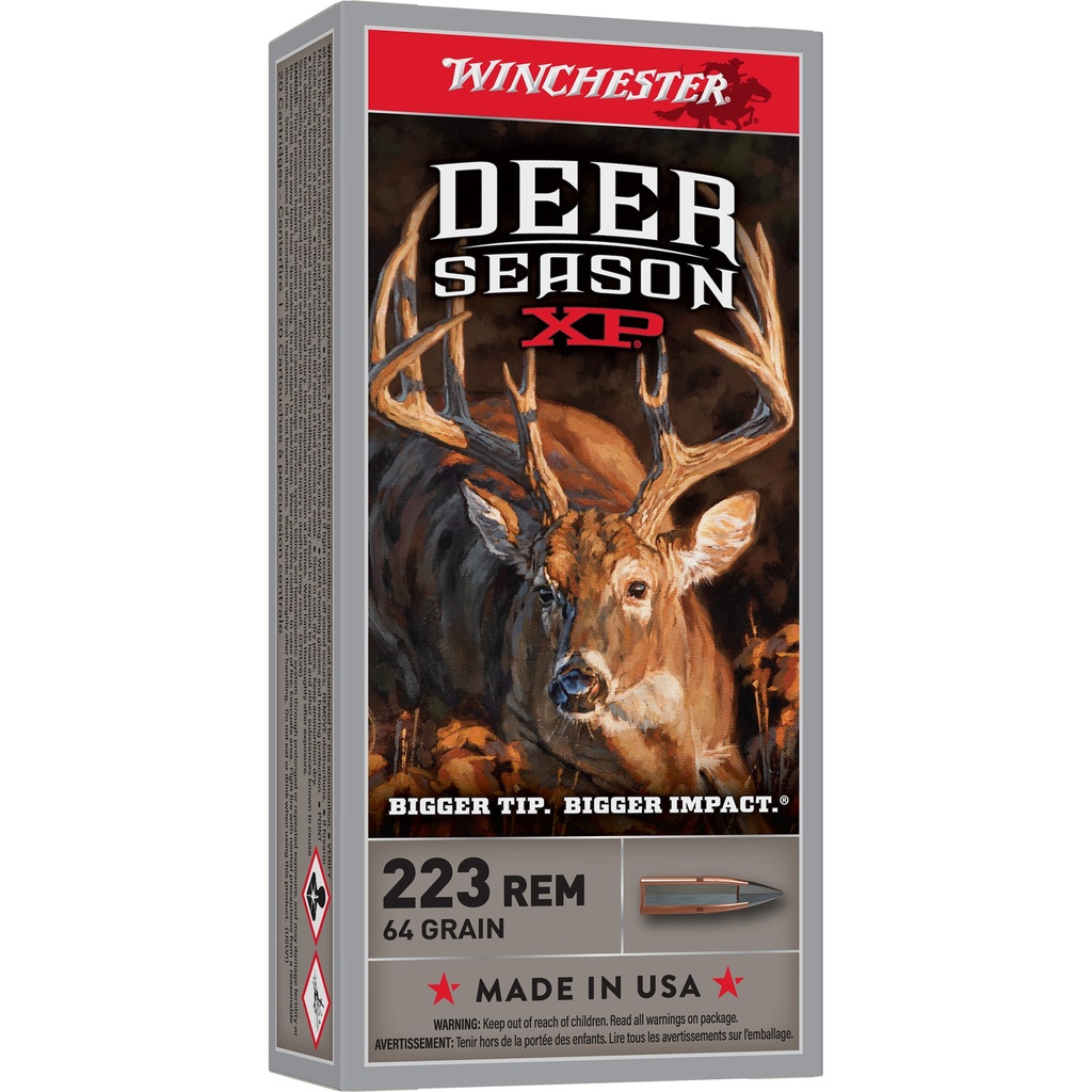 Winchester Ammunition WIN DEER SEASON 223REM 64GR 20/20
