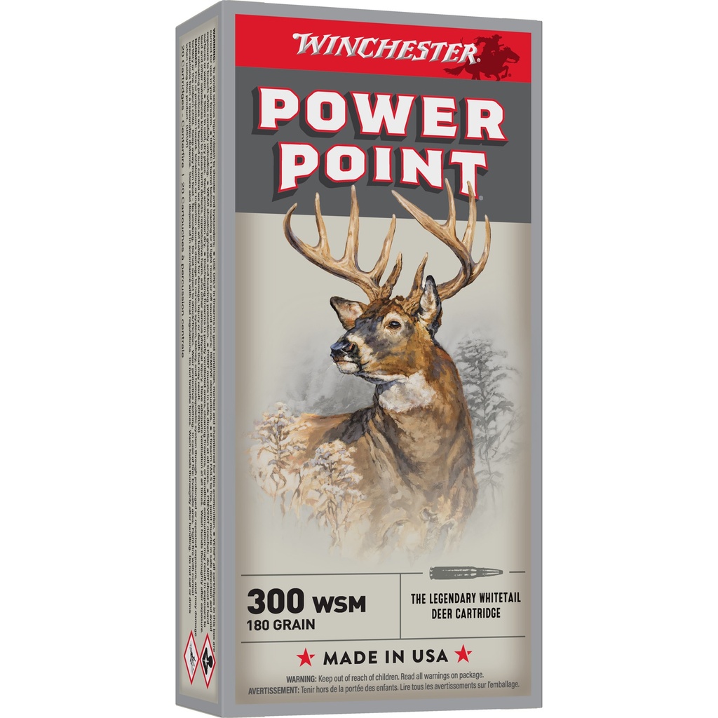 Winchester Ammunition WIN SPRX PWR PNT 300WSM 180GR 20/200