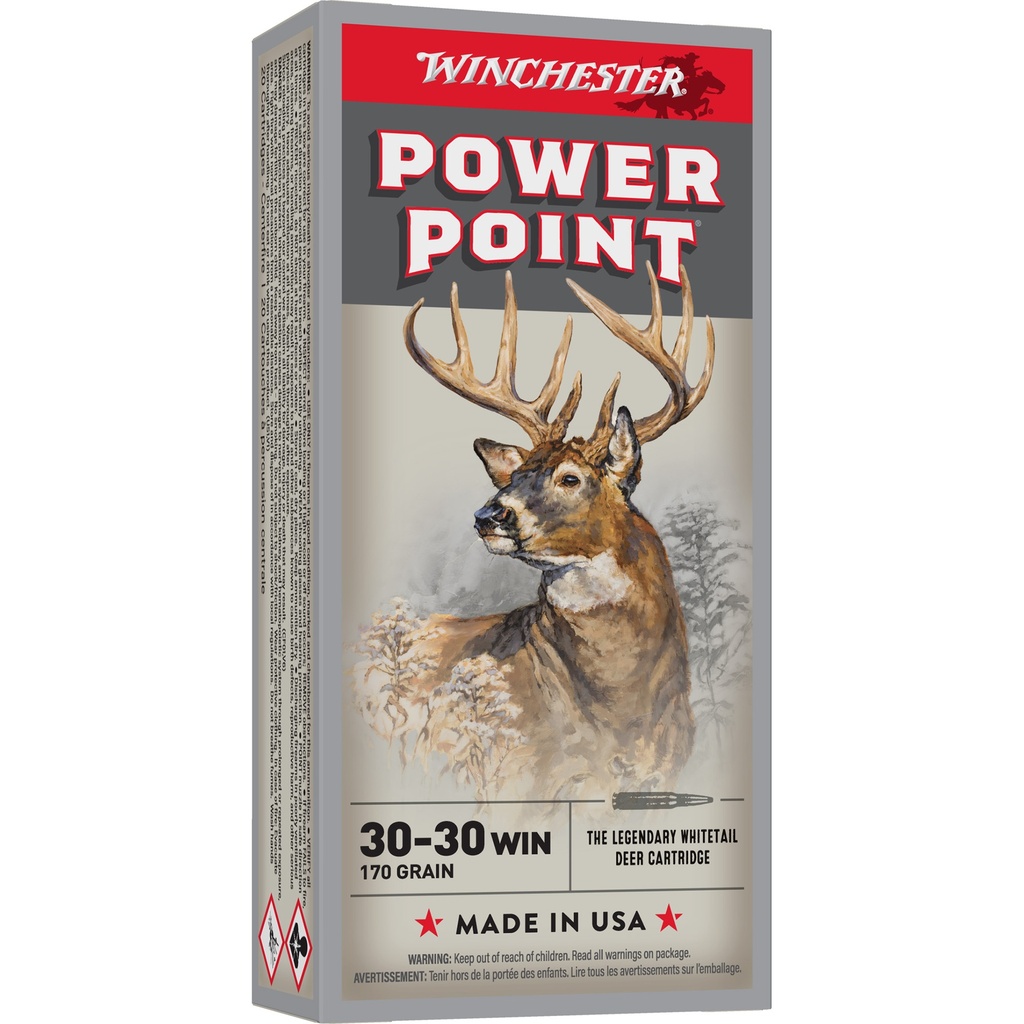 Winchester Ammunition WIN SPRX PWR PNT 3030WN 170GR 20/200