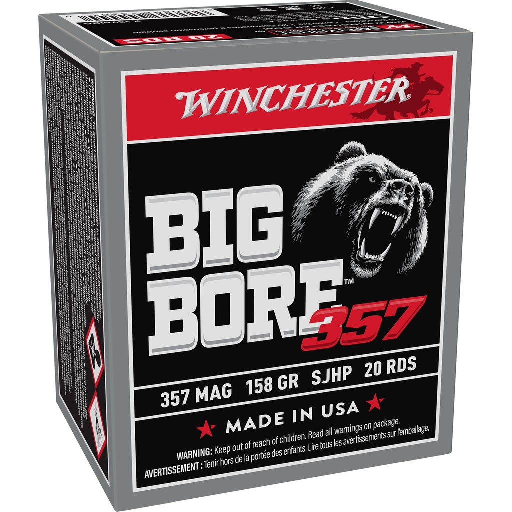 Winchester Ammunition WIN BIG BORE 357 MAG 158GR 20/200