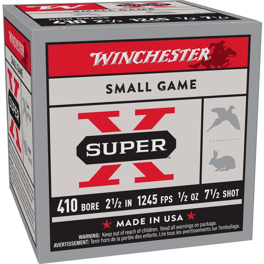 Winchester Ammunition WIN SPR-X HB 410 2.5" #7.5 25/250
