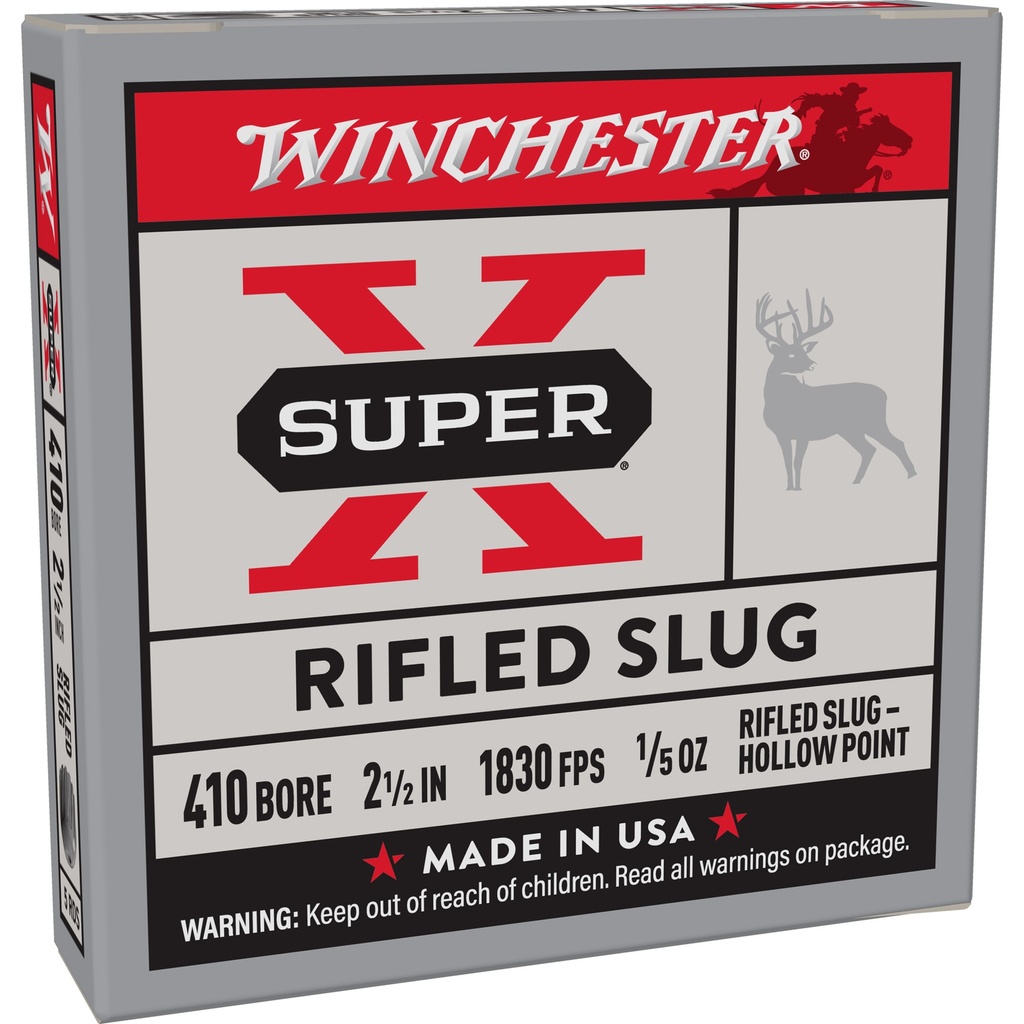 Winchester Ammunition WIN SPRX 410 2.5" 1/5OZ RFLED 5/250