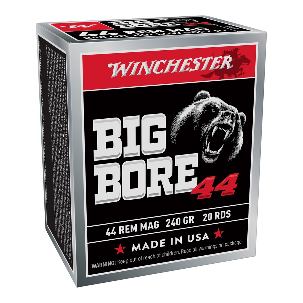 Winchester Ammunition WIN BIG BORE 44MAG 240GR 20/200