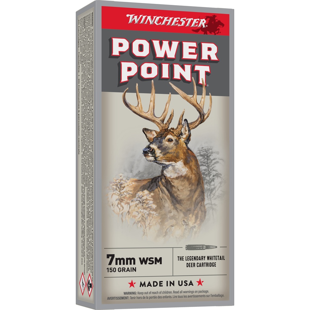 Winchester Ammunition WIN SPRX PWR PNT 7MMWSM 150GR 20/200