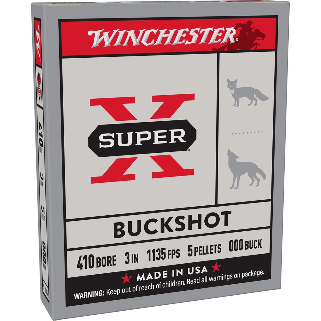 Winchester Ammunition WIN SPRX 410 3" 000BK 5PLT 5/250