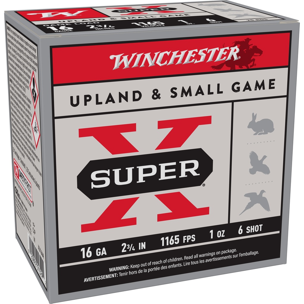 Winchester Ammunition WIN SPRX 16GA 2.75" #6 25/250