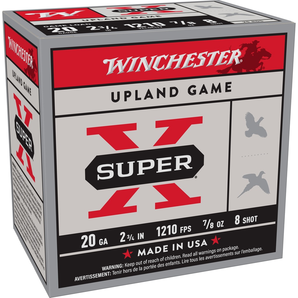 Winchester Ammunition WIN SPRX 20GA 2.75" #8 25/250