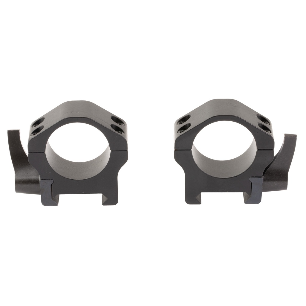 WARNE MAXIMA 1" HRZ QD LOW RINGS BLK