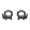 WARNE MAXIMA 1" HRZ QD MED RINGS BLACK