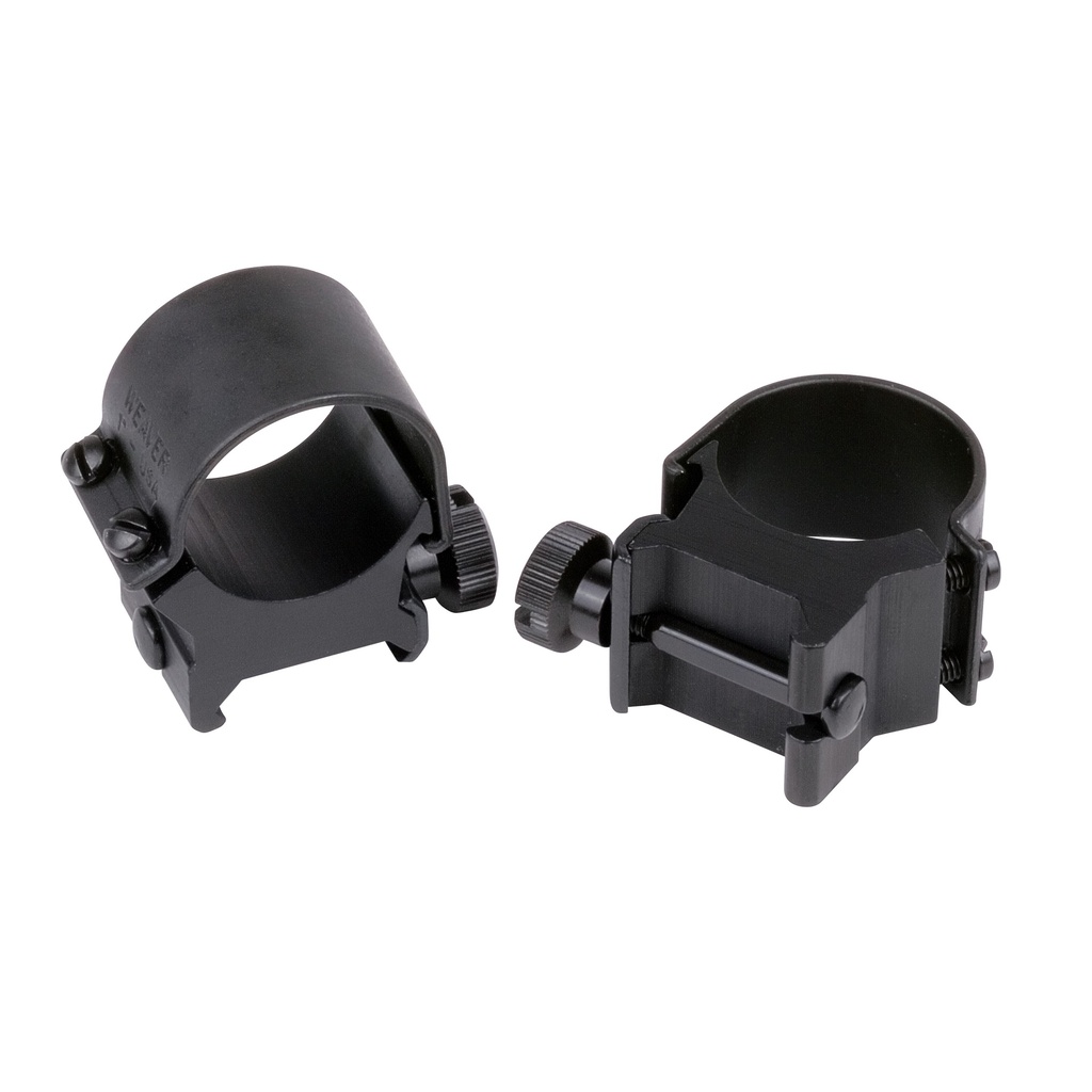WEAVER TOP MOUNT RINGS 1" HIGH MATTE