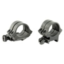 WEAVER QUAD LOCK RINGS 1" HI EXT MBLK