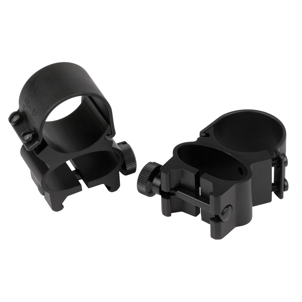 WEAVER SEE-THRU TOP MOUNT RINGS 1" MATT