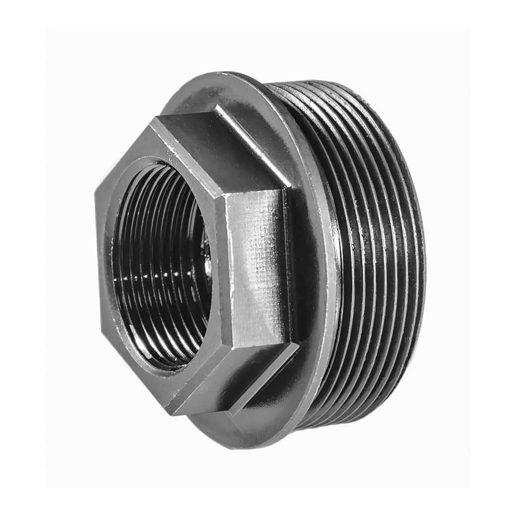 Yankee Hill Machine Co YHM 1/2"-36 CRBNE ADPTR SDWNR M2 BLK