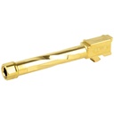 Zaffiri Precision ZAF BARREL FOR GLOCK 17 G5 4.97" THREADED GOLD