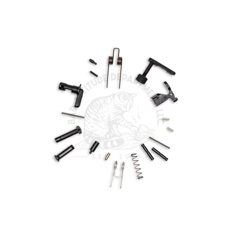 Bad Attitude Department AR15 Lower Parts Kit - No FCG