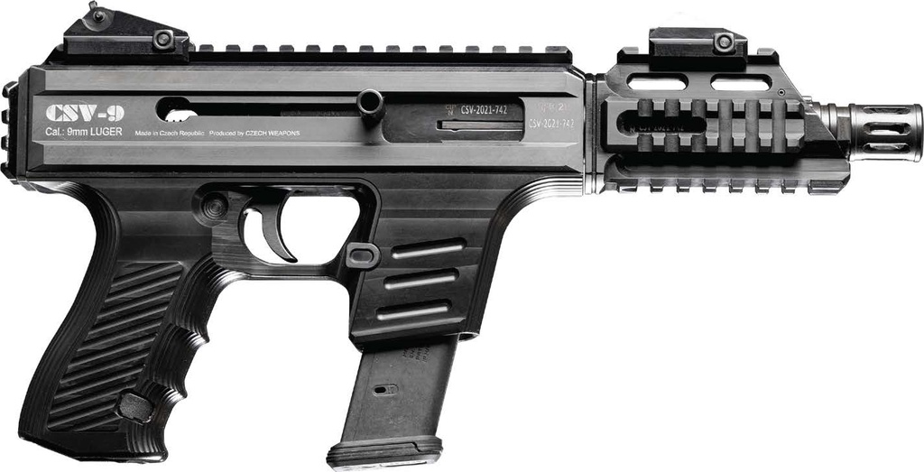 FOUR PEAKS IMPORTS 4PEAKS CZECH WEAPONS CSV-9 9MM 4.75 BLACK 15RD