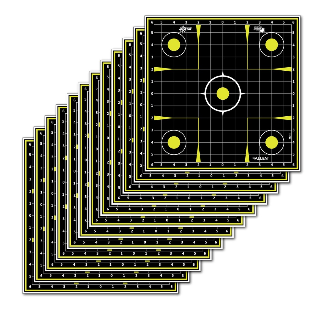 ALLEN EZ AIM NON ADHESIV 12X12 SIGHT IN 12PK