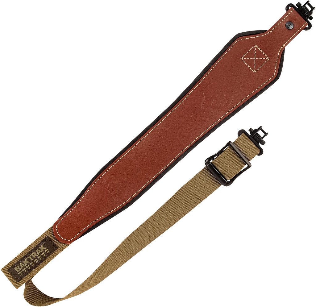 ALLEN SLING BAK TRAK BRN LEATHER W/ HORNS