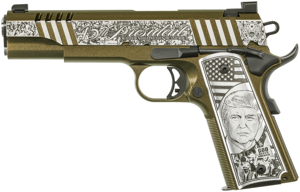 AUTO-ORDNANCE 1911 45ACP TRUMP RALLY CRY 5 NS 7RD