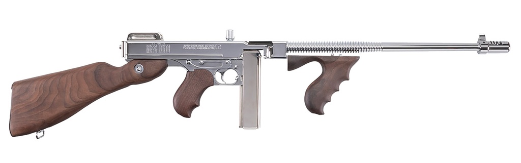 AUTO-ORDNANCE THOMPSON 1927A1 DELUX 45ACP HARD CHROME PLATED