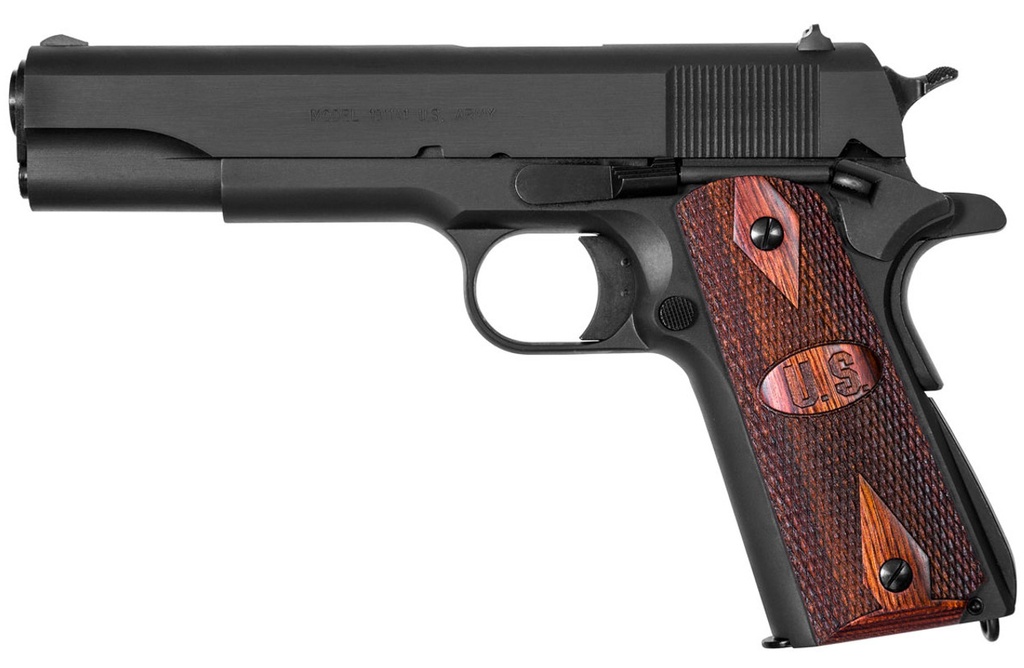 AUTO-ORDNANCE 1911A1 9MM BLUED US WOOD GRIP