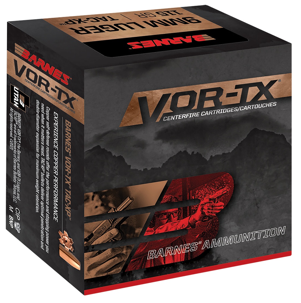 BARNES BULLETS 10MM 155GR XPB VOR-TX 20/10
