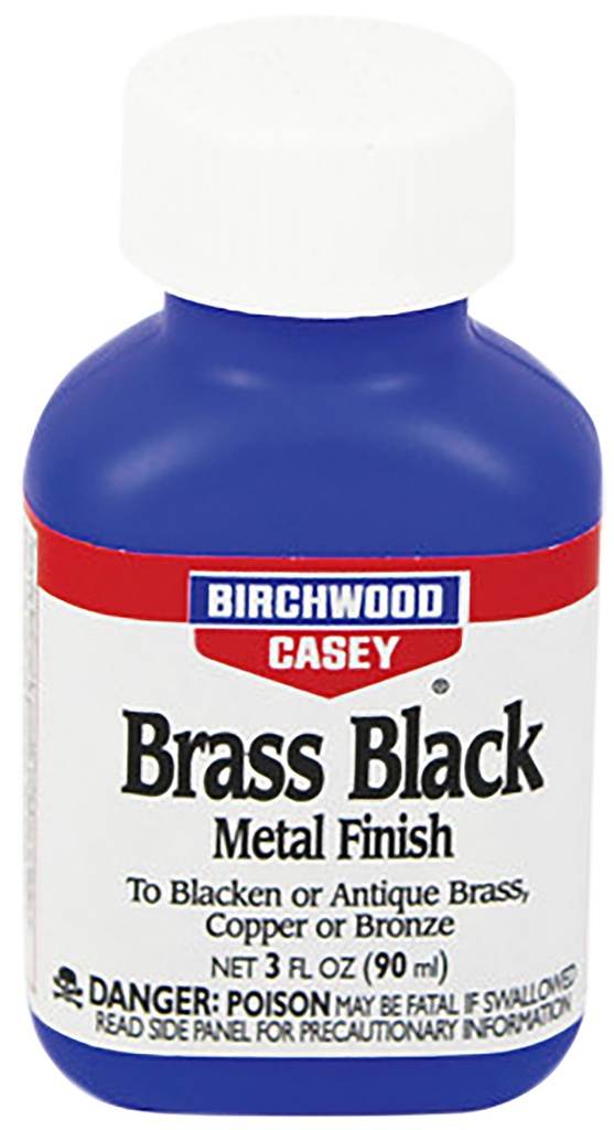 BIRCHWOOD CASEY BRASS BLACK TOUCH UP 3OZ BOTTLE