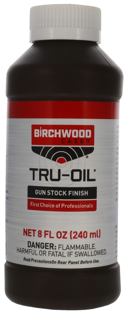 BIRCHWOOD CASEY TRU-OIL GUN STOCK FINISH 8OZ BOTTLE     12