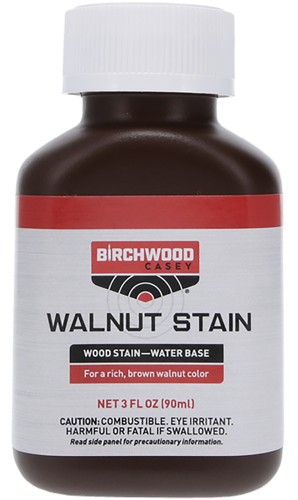 BIRCHWOOD CASEY WALNUT WATER STAIN 3OZ BOTTLE