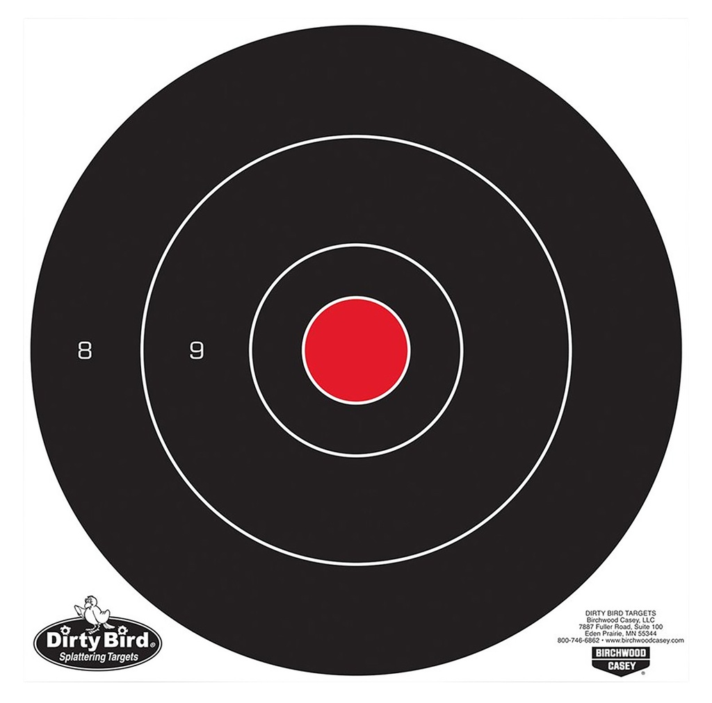 BIRCHWOOD CASEY DIRTY BIRD 12 ROUND TARGET 100 SHEET