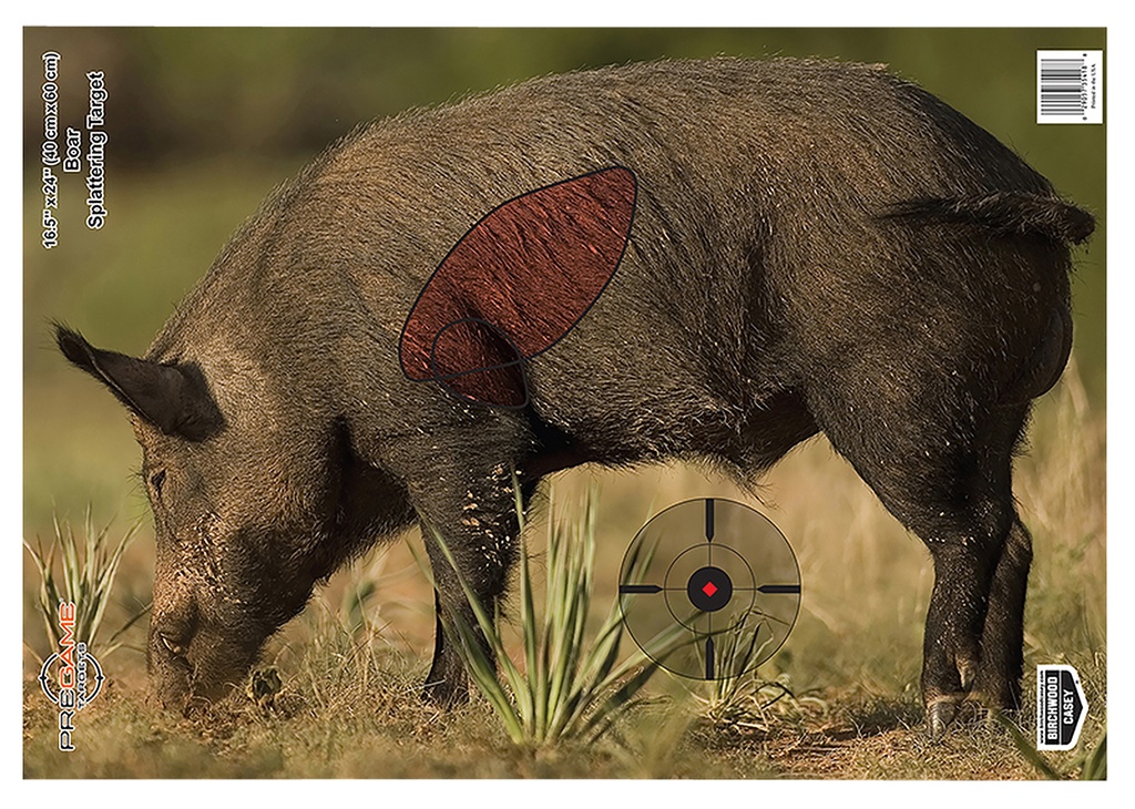 BIRCHWOOD CASEY PREGAME 16.5X24 BOAR TARGET 3PK
